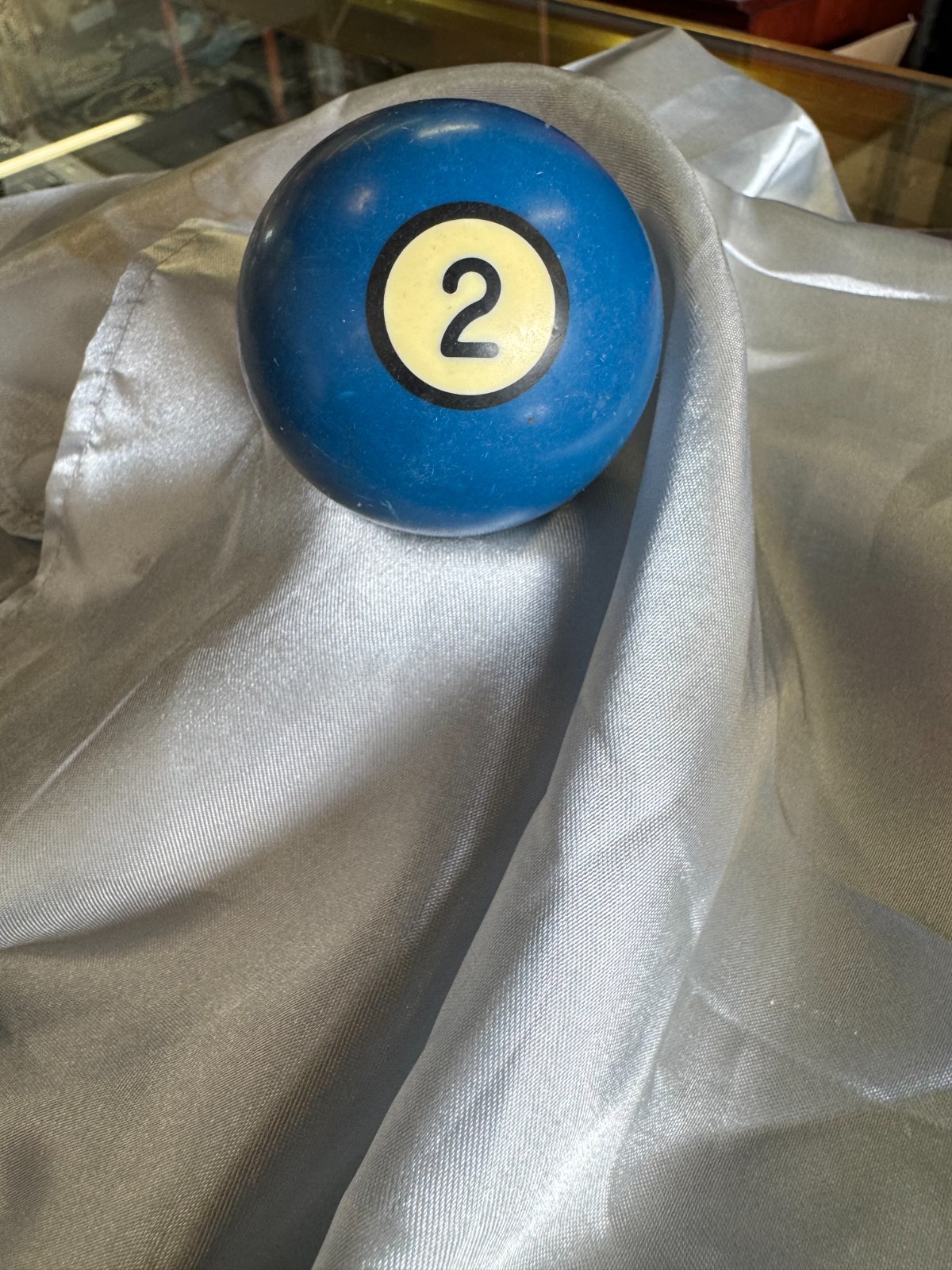Vintage Black Ring / Circle Billiard Ball Replacement #2
