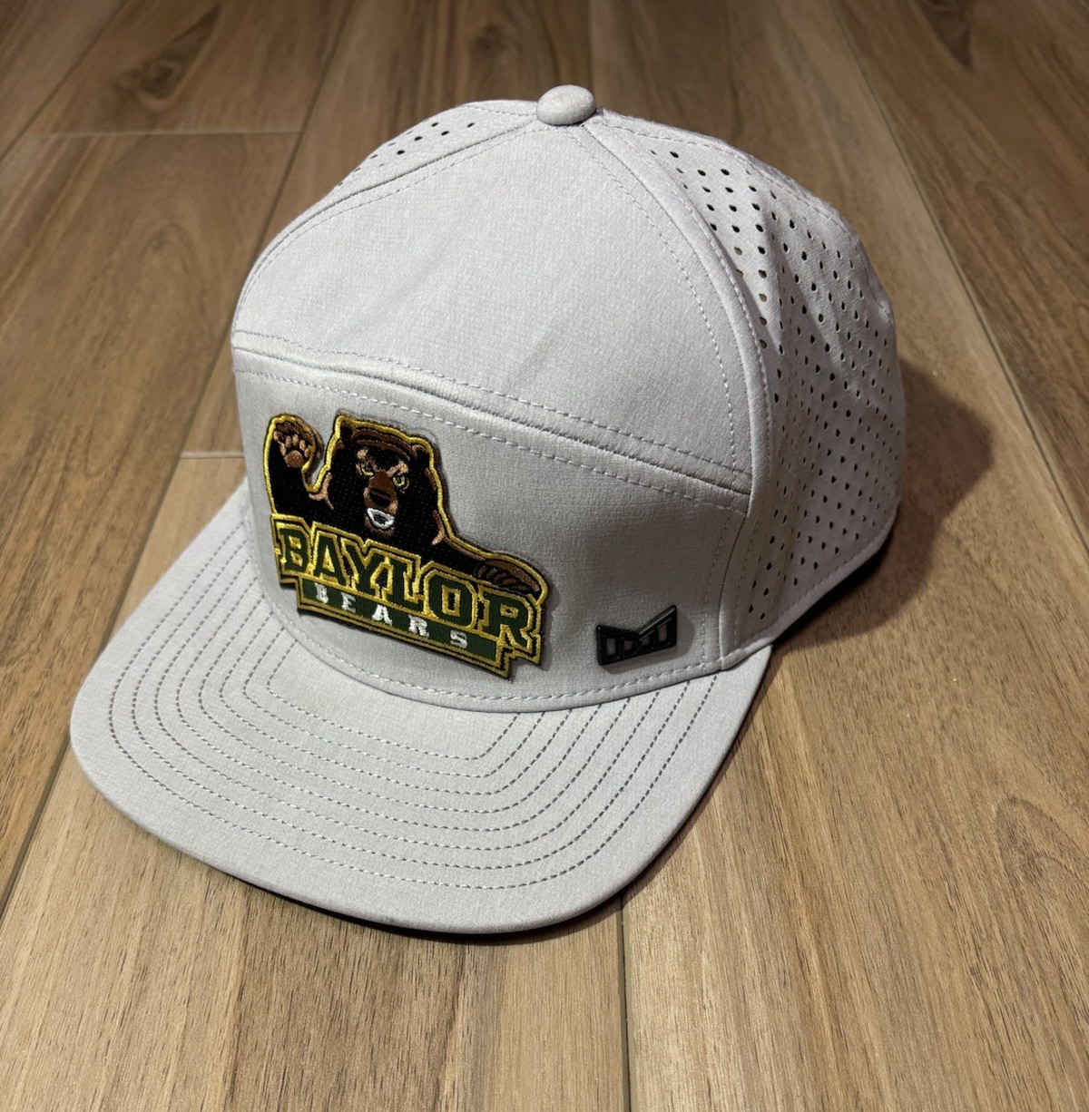 Melin Trenches Icon Hydro Hat Grey Baylor Bears Custom Patch 60cm