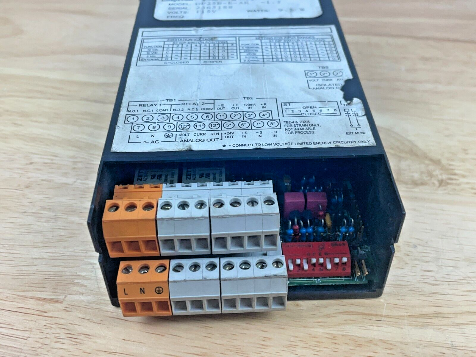 Omega Engineering DP25B-E-AR Process Panel Meter, Ver 1.2