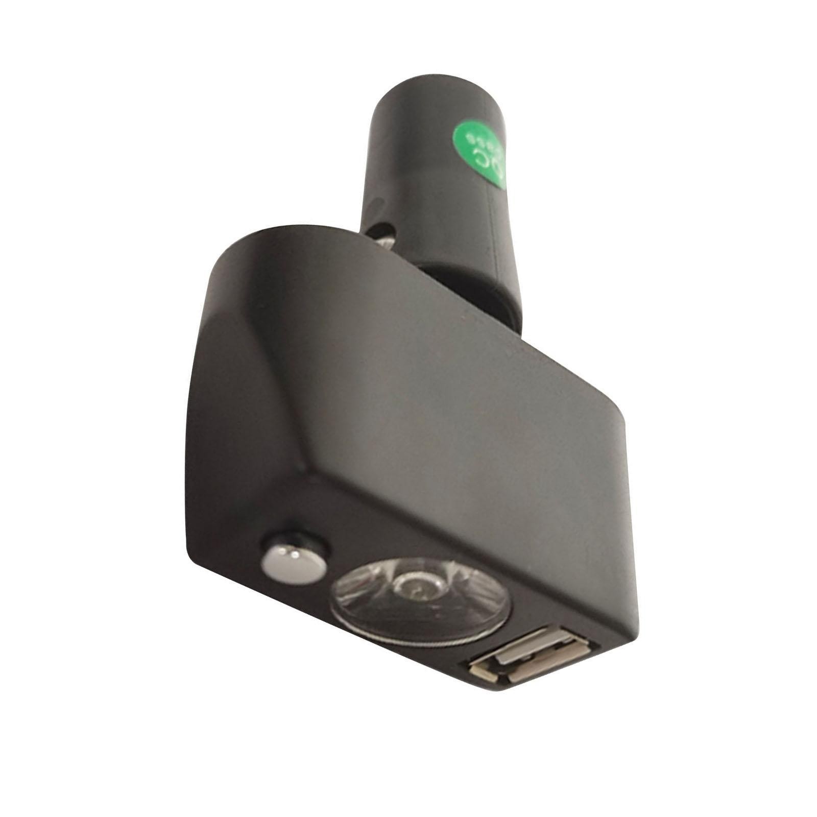 2 in 1 Power Wheelchair Accessories Phone Charging LED Light for Scooters