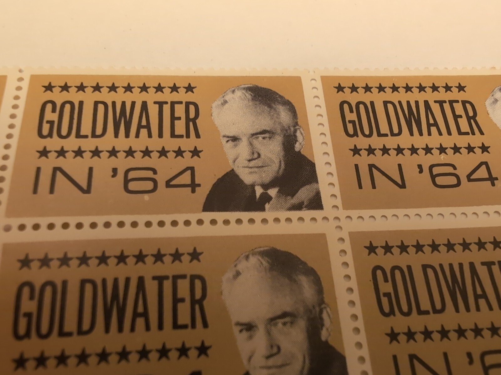 Barry Goldwater 1964 Stamps