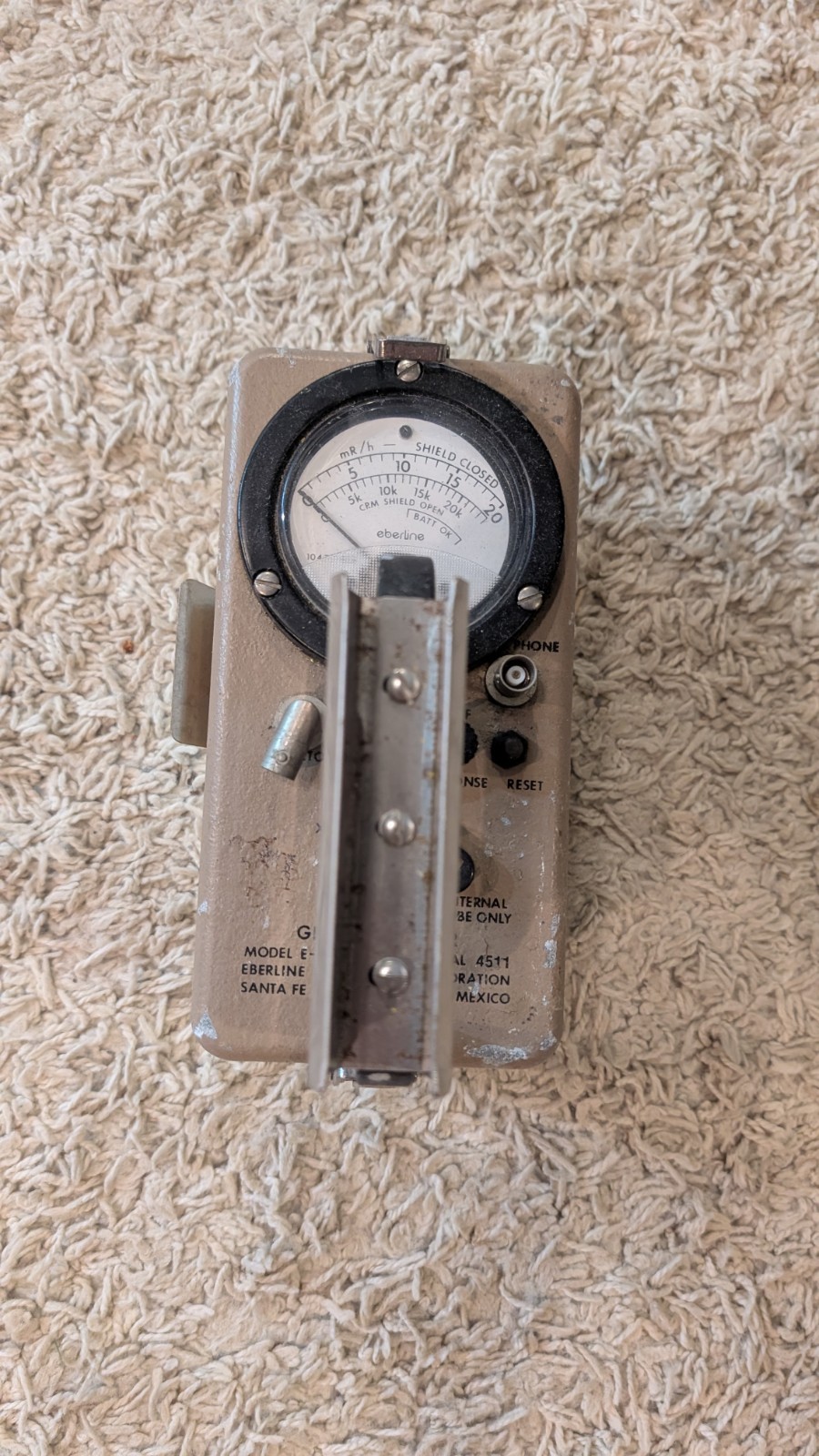 Eberline E-520 GM Survey Meter Tested and Working Guaranteed