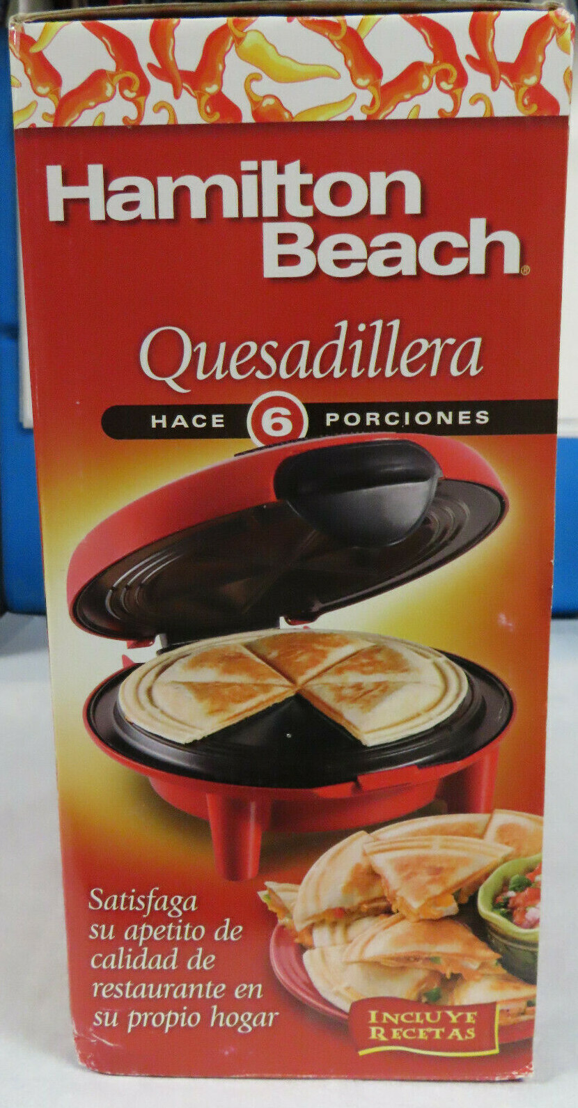 NIB IN ORIGINAL PACKING HAMILTON BEACH 25409 QUESADILLA MAKER NEW