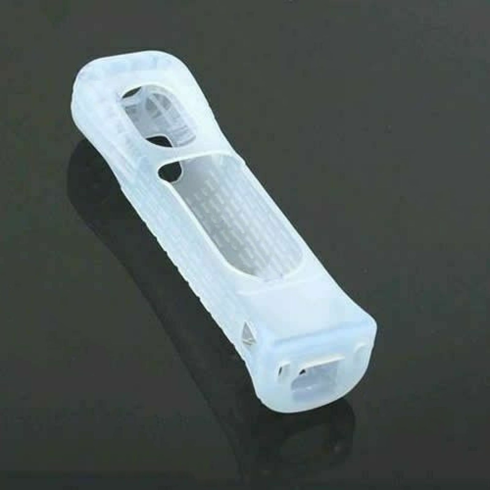 White Silicone Case Cover For Nintendo Wii Remote Controller With Motion Plus E