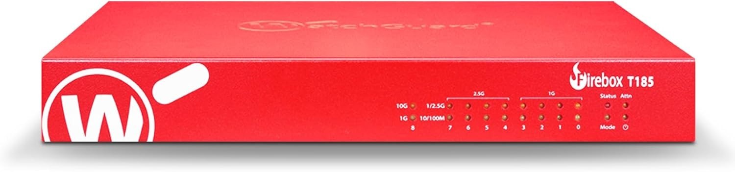 WatchGuard Firebox T185 with 1-yr Basic Security Suite  WGT185031