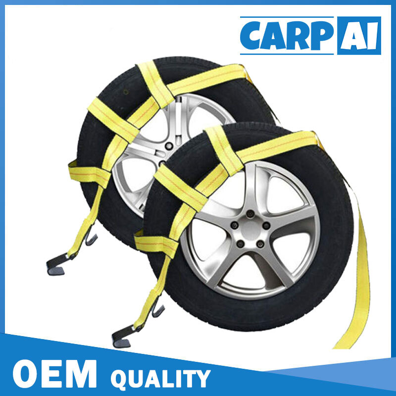 Set of 2 Robbor Tow Dolly Basket Straps for Small to Medium Size 14"-17"tire New