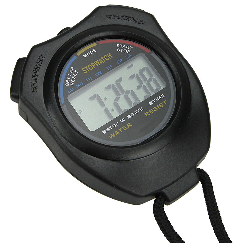 Stopwatch Digital LCD Sports Counter Timer Watch Handheld Countdown Stop Timer