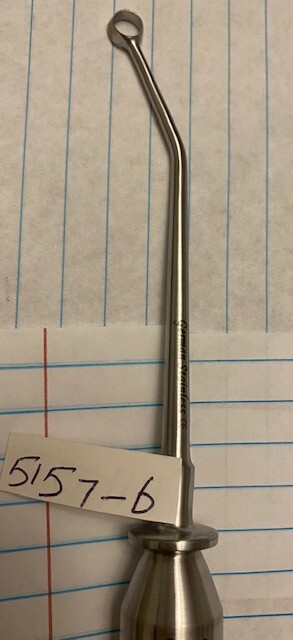 WM5157-6MM---Cone Ring Curette Bent Ring 6mm Length 8.75"