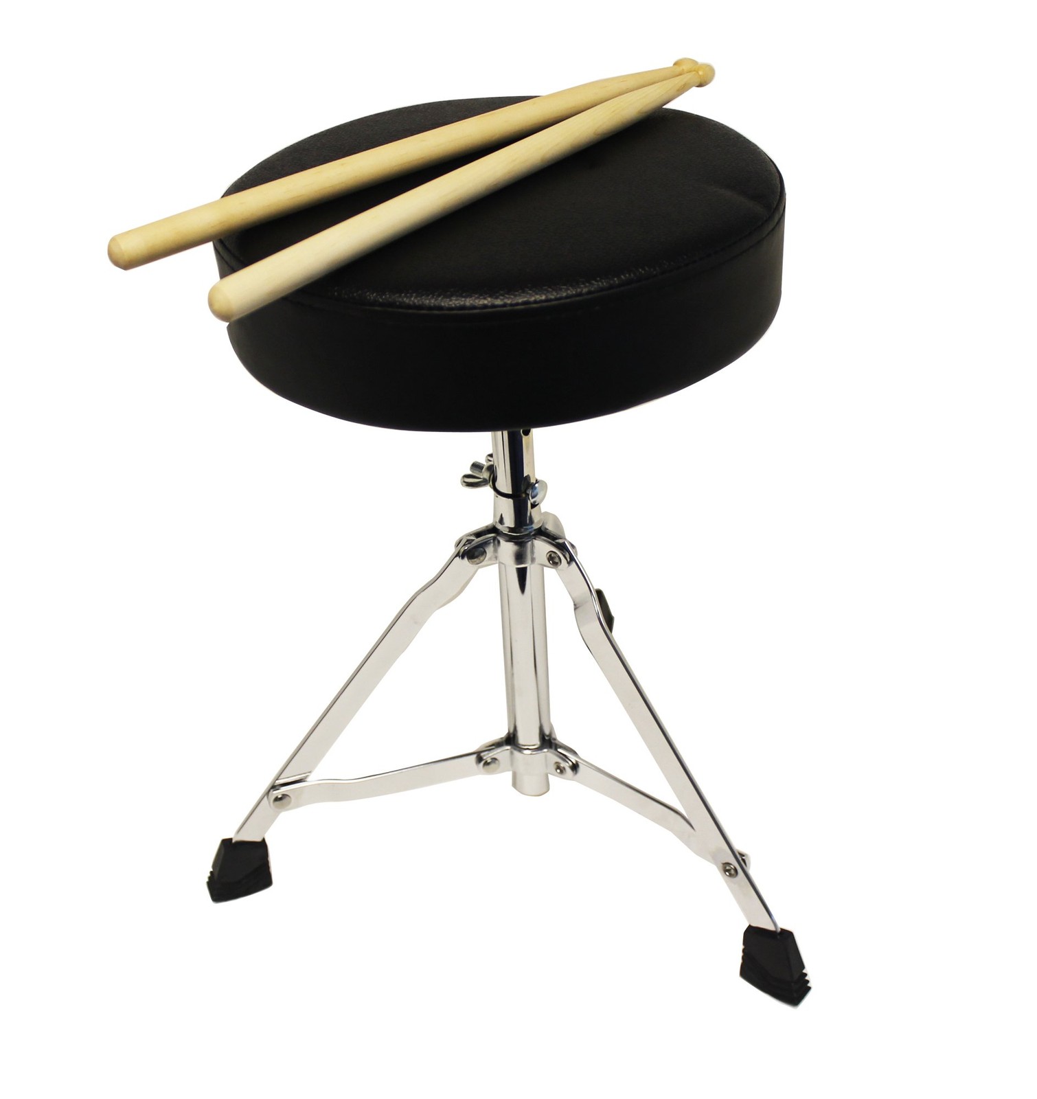 Kids Drum Set 3 Piece with Sticks & Throne Seat - Beginner Drum Kit for Children