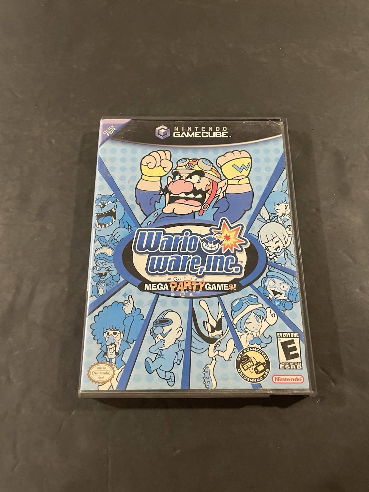 wario ware mega party games gamecube Case only