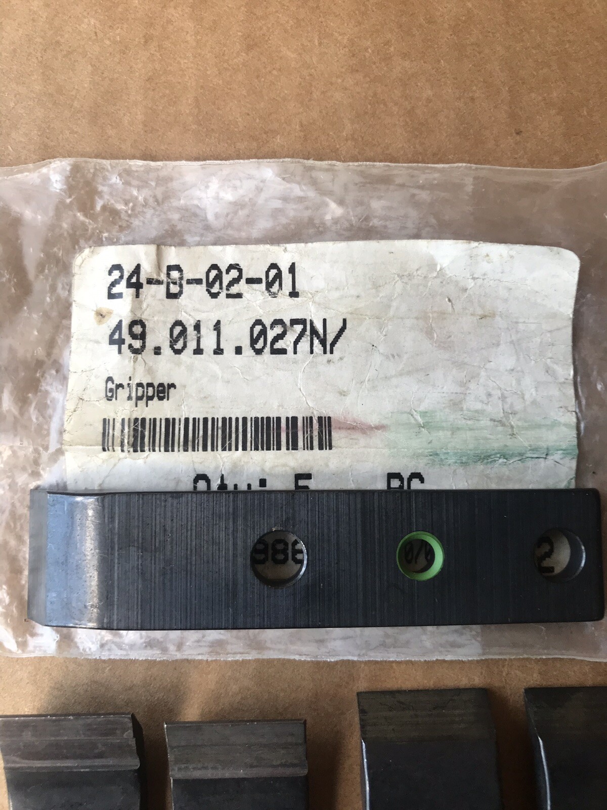 Original Heidelberg Gripper Finger 49.011.027N From Germany