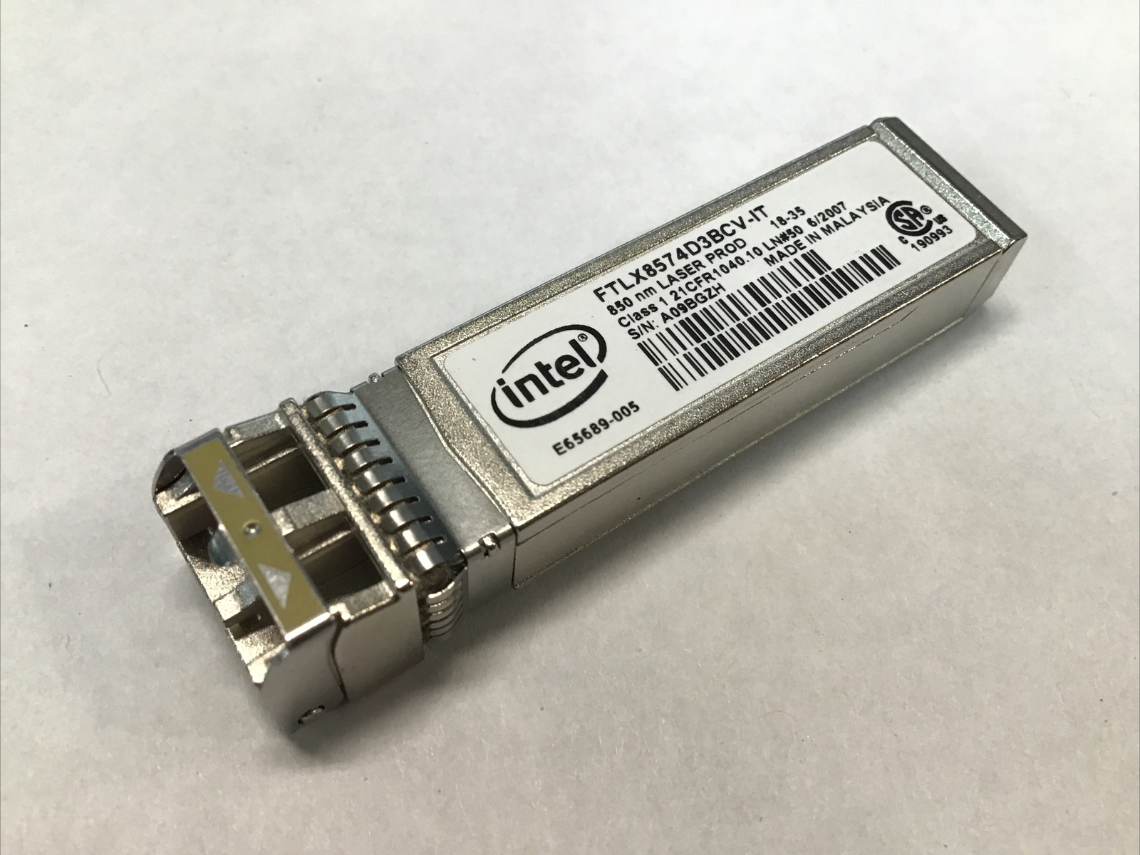 INTEL FTLX8574D3BCV-IT AFBR-709DMZ-IN3 10GB FC SFP+ 850nm SFP DELL XYD50 0XYD50