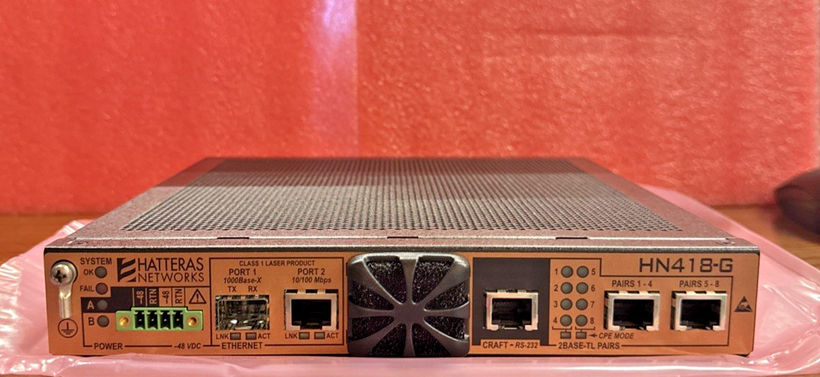 Hatteras HN418-G  Ethernet Modem 920651-2031-02    be12