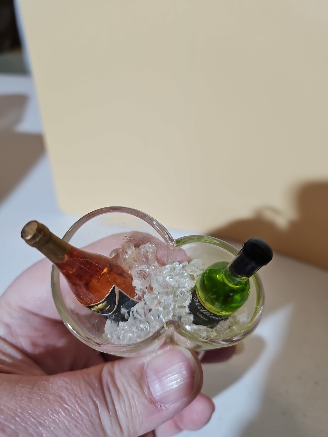 2 Plastic Wine Chiller Bottle Stop
