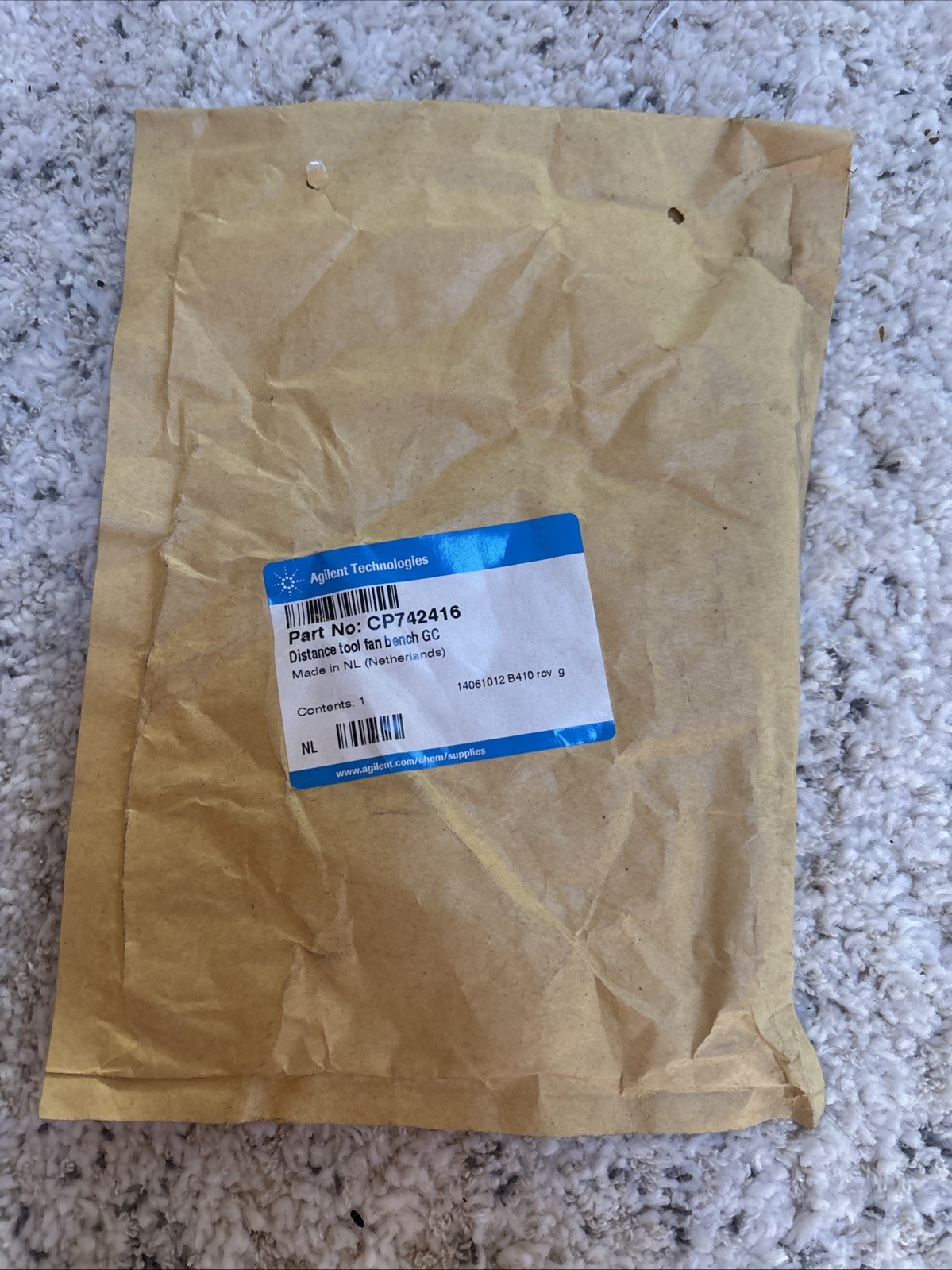 Agilent Technologies Distance Tool fan Bench GC 742416