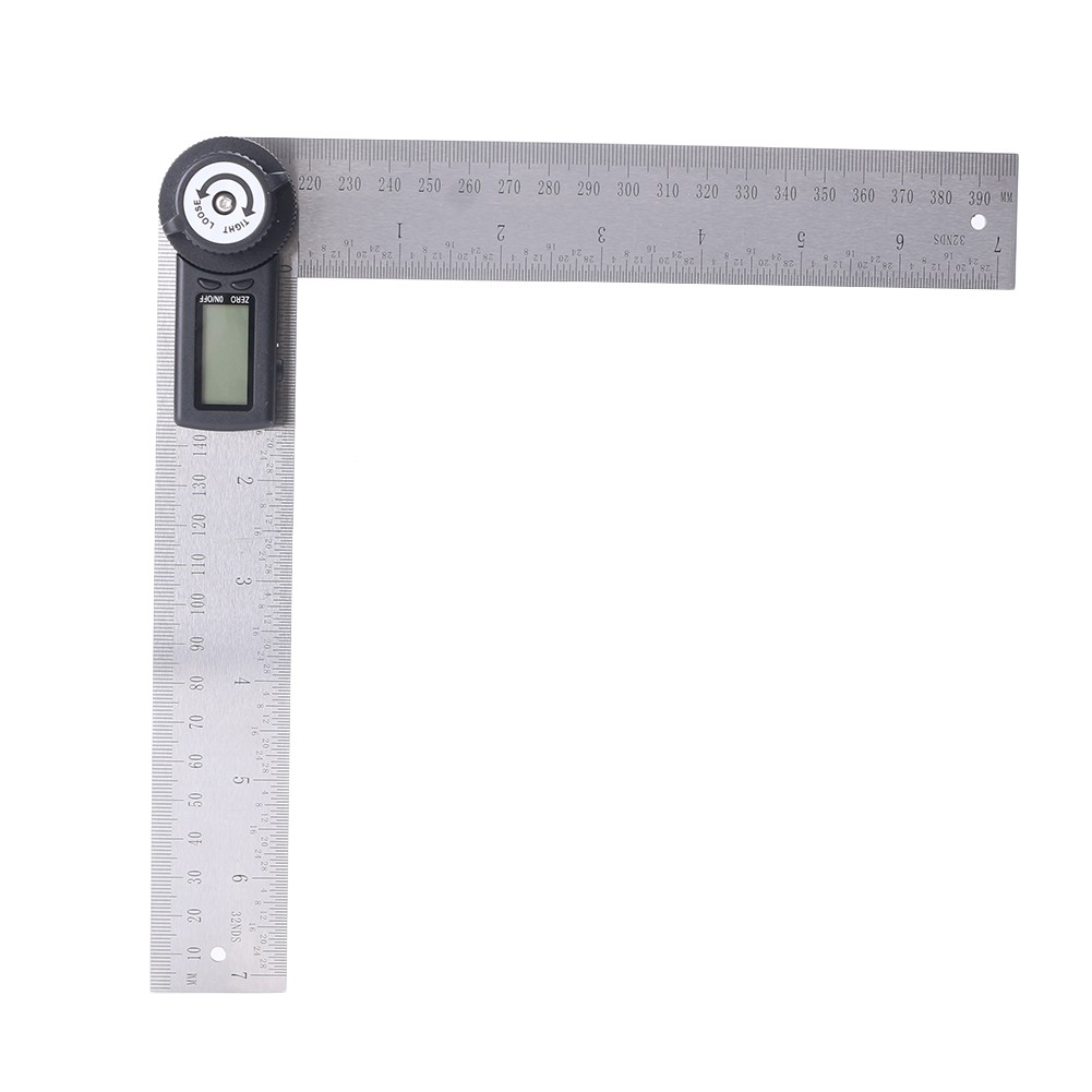 7" Electronic Protractor Digital Goniometer Angle Finder Miter Gauge Ruler