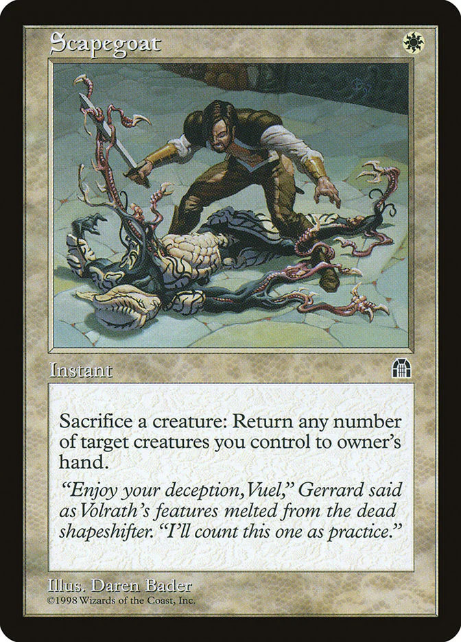 Scapegoat [Stronghold] Magic MTG