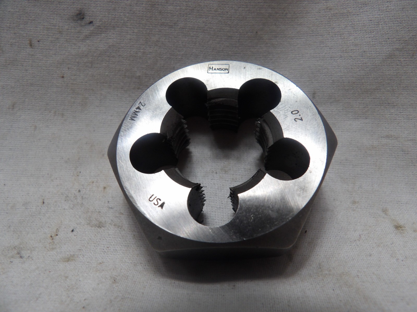 Hanson 24mm - 2.0 Hand Threading Die - Made in the USA