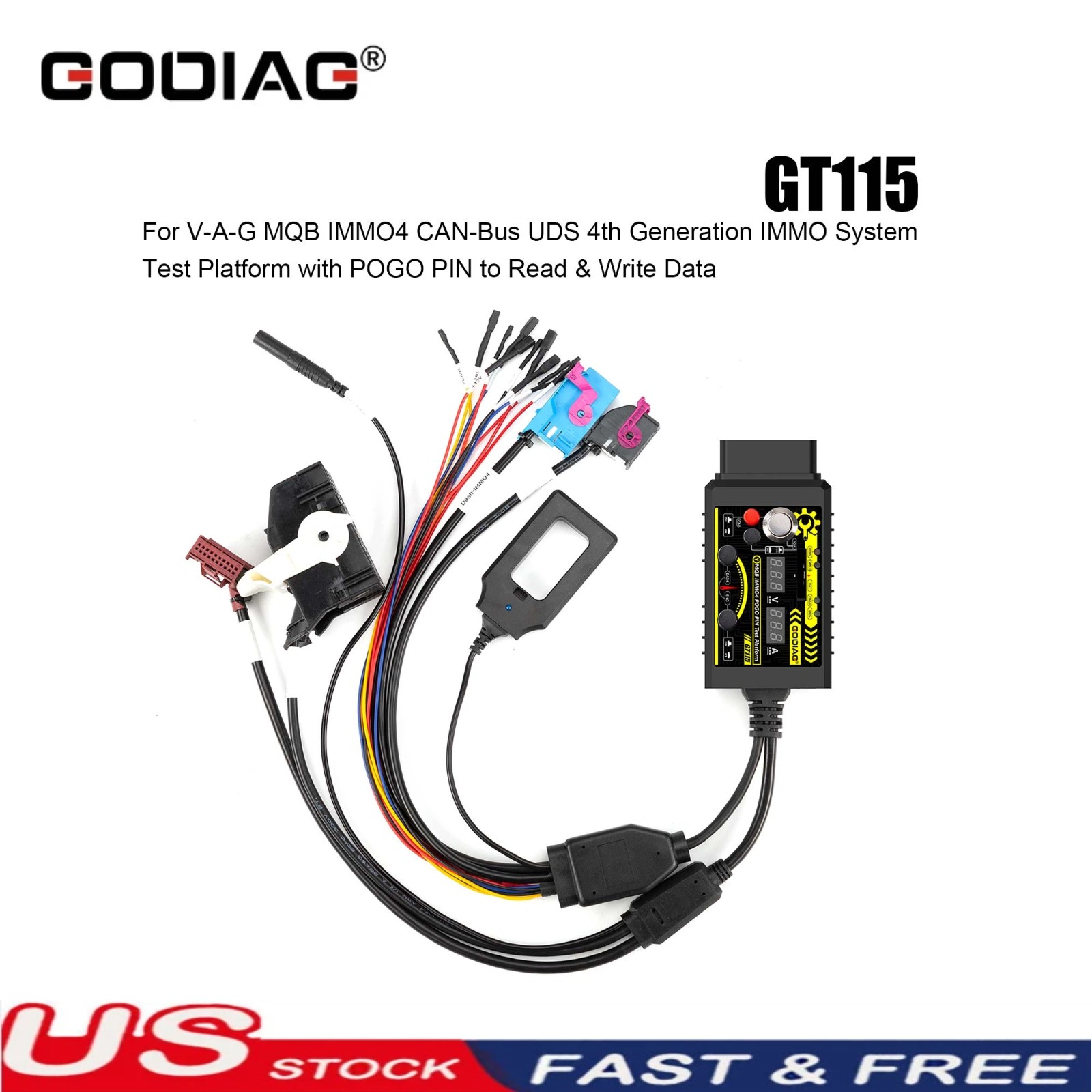 GODIAG GT115 For V-A-G M-Q-B IMMO4 CAN-Bus UDS IMMO System Test Platform US