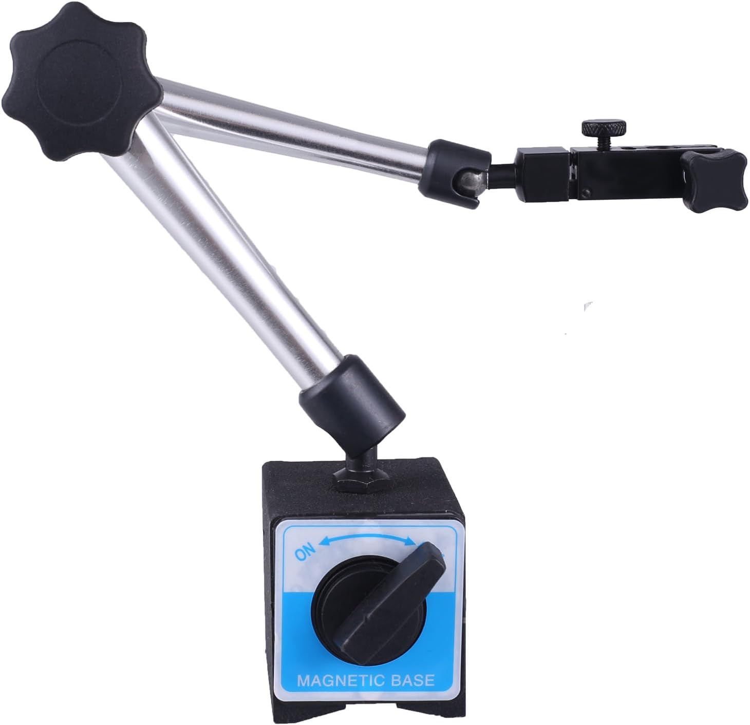 Magnetic Base Stand for Digital Dial Indicator, Three Segment, Industrial Streng
