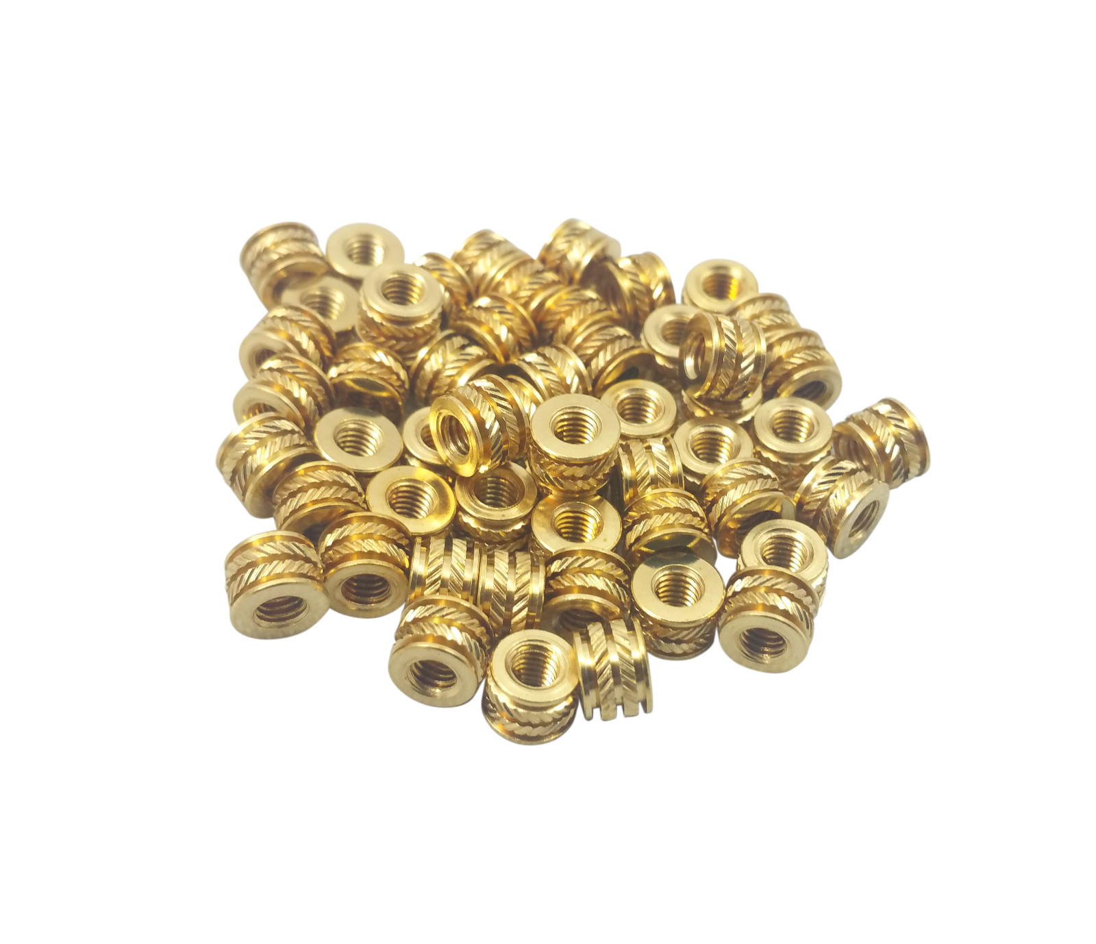 20x #10-24 Brass Threaded Heat Set Inserts for Plastic 3D Printing Brass #10 US