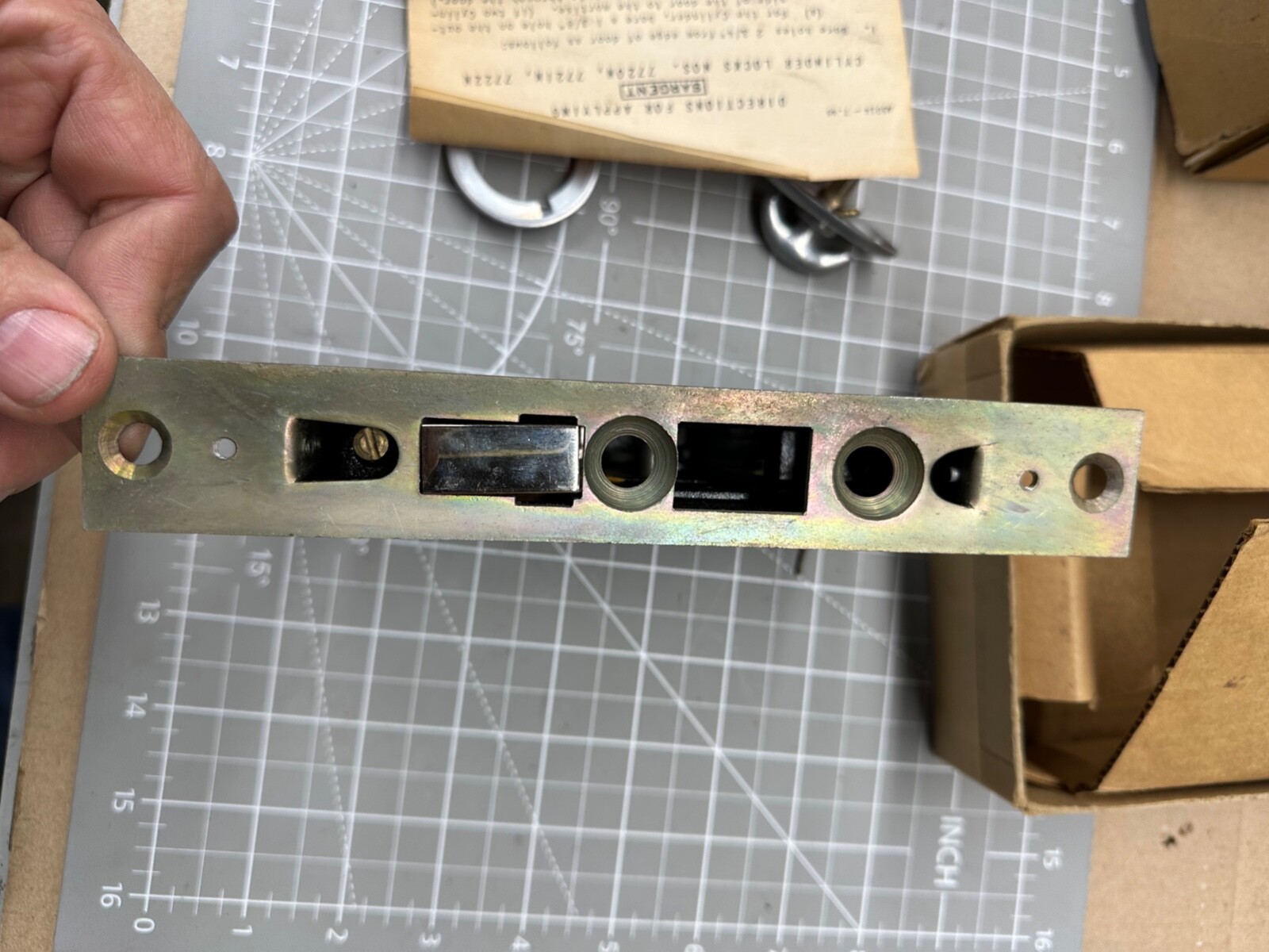 VINTAGE SARGENT DCM 772 MORTISE LOCK, NEW BUT OLD STOCK
