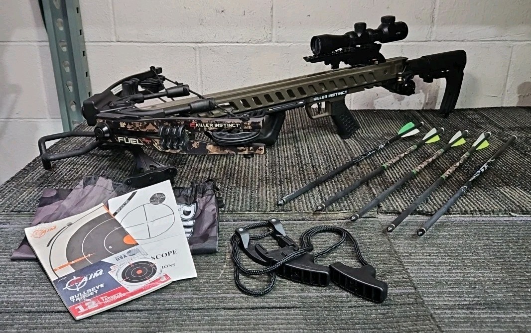 Killer Instinct 2106 Fuel 415 RDC Crossbow with Scope & 5 Arrows