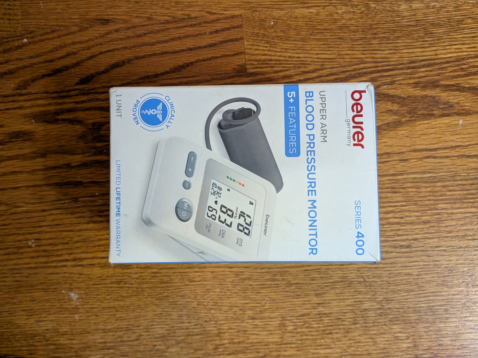 Beurer BM 40 Arm-Type Digital Blood Pressure Monitor, Auto, Adult Cuff, Risk
