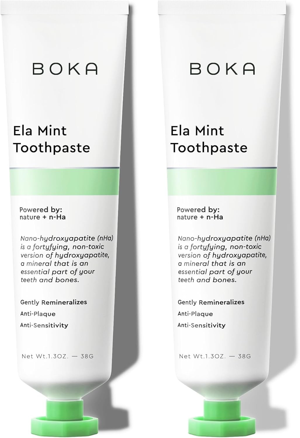 Boka Fluoride Free Toothpaste - Nano Hydroxyapatite, Remineralizing, Sensitive T