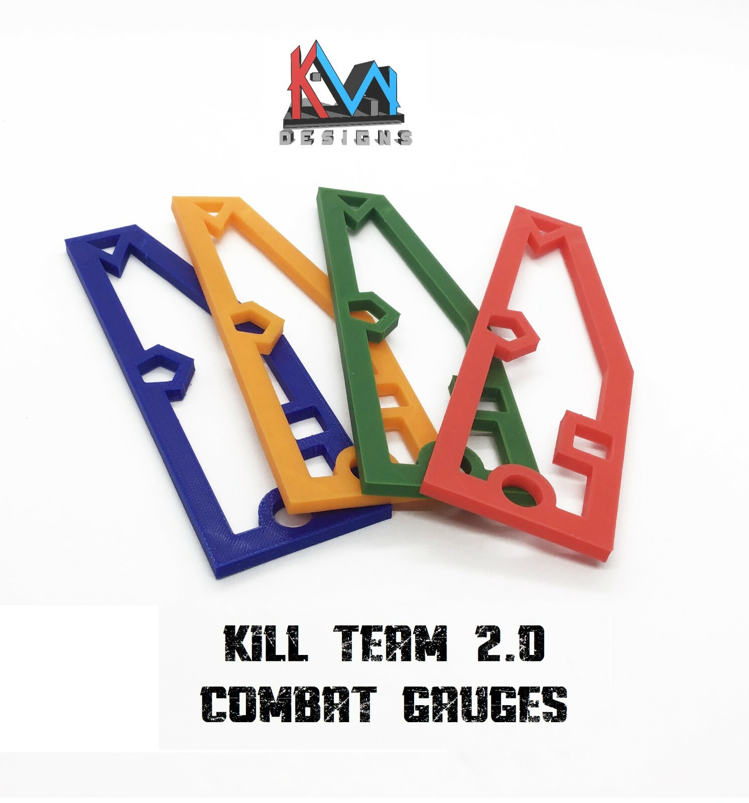 3D Printed - Kill Team 2.0 Combat Gauge / Range Ruler