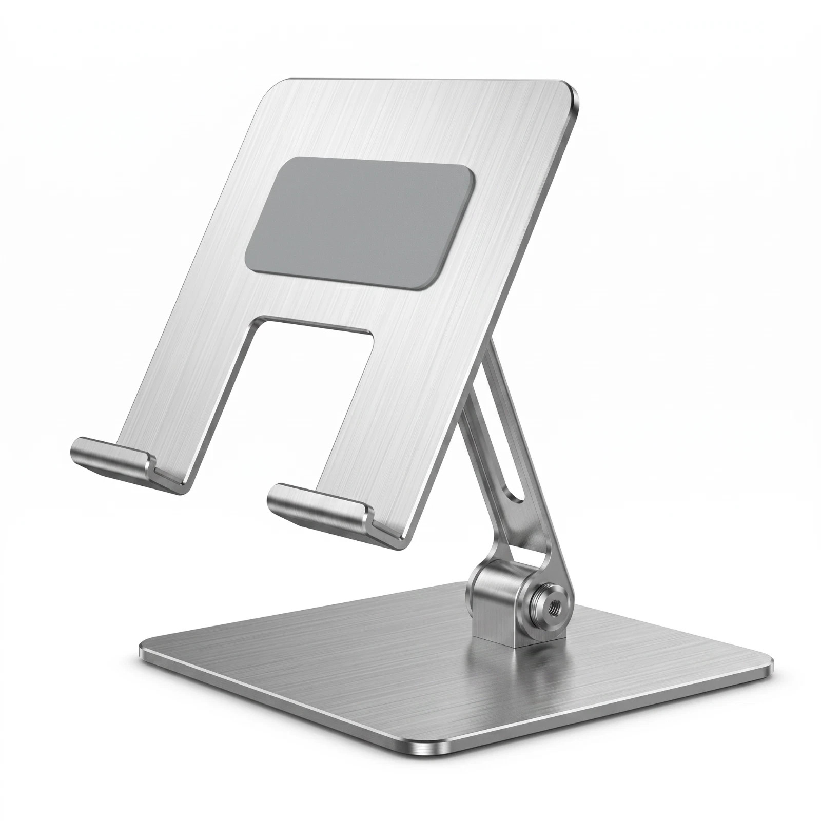 Adjustable Aluminum Tablet Stand Desk Holder Foldable Dock for iPad Kindle 4.7-1