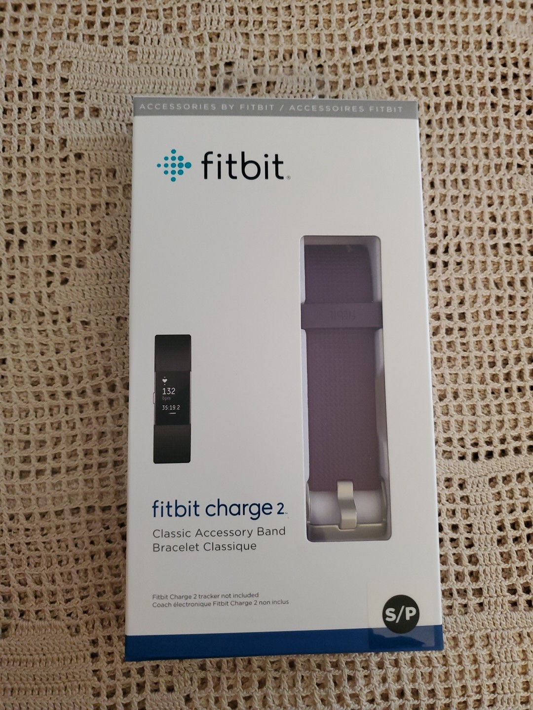 New Fitbit Charge 2 Band Classic Accessory Plum Purple Super Quick Shipping