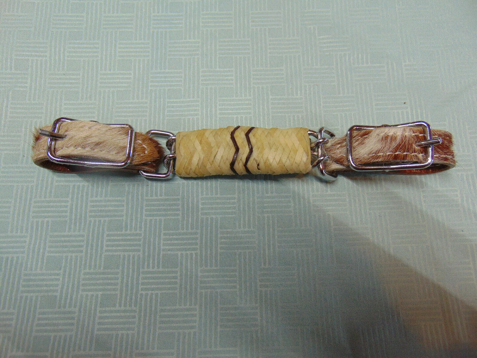 Adjustable Leather Chin CURB STRAP OILED BLACK or BROWN BURGUNDY LIGHT RAWHIDE