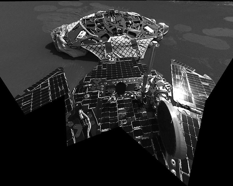 LANDING PLATFORM FROM MARS OPPORTUNITY ROVER 11x14 GLOSSY PHOTO PRINT