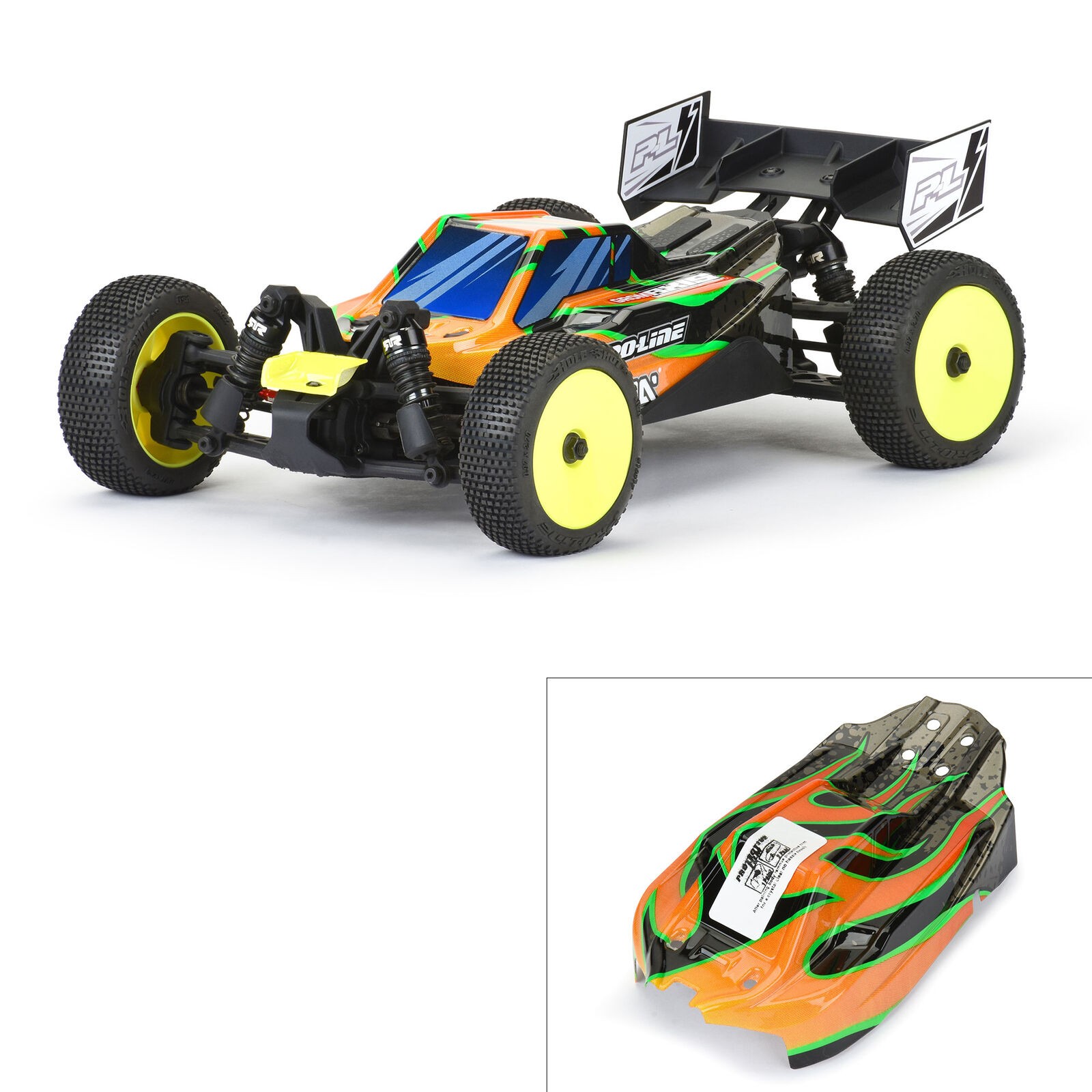 Proline Limited Edition 1/14 Axis Jagged (Yellow/Black) Body: Typhon GROM