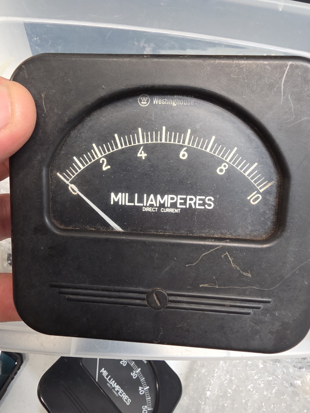 Westinghouse X-371 DC 0-10 Milliamperes