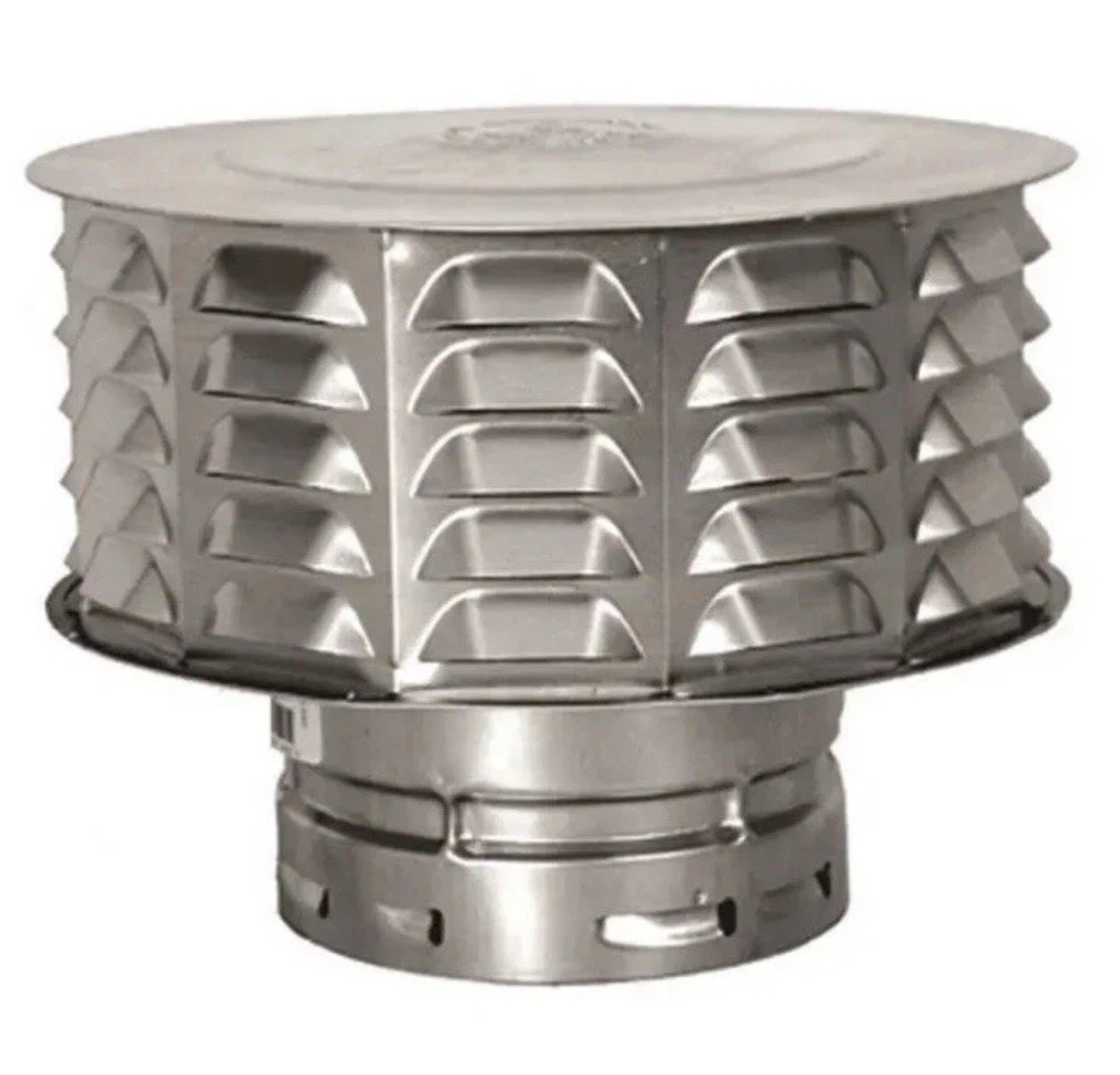 AMERICAN METAL 5ECW AMERIVENT TYPE B GAS 5" VENT CAP SNAP LOCK