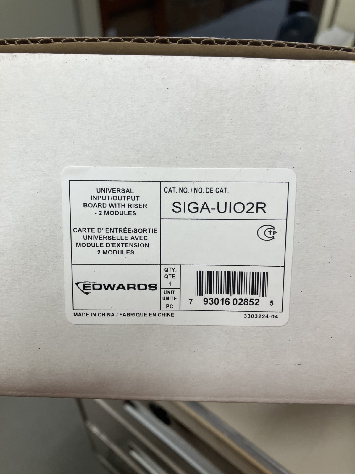 Edwards SIGA-UIO2R Universal Input Output Module Addressable Fire Alarm New Open