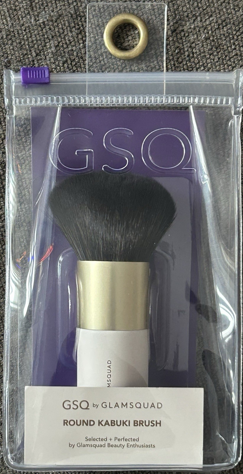 GSQ ROUND KABUKI BRUSH BY GLAMSQUAD Beauty Face Makeup Unisex New In Package