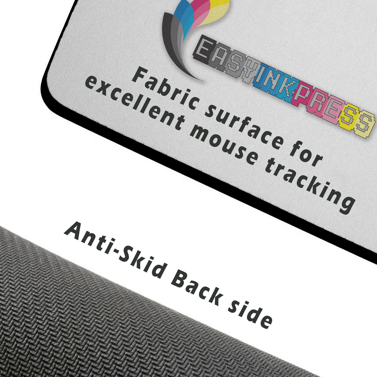 GLASS APPLE EFFECT MOUSE MAT Pad PC Mac iMac MacBook Gaming High Quality Printed
