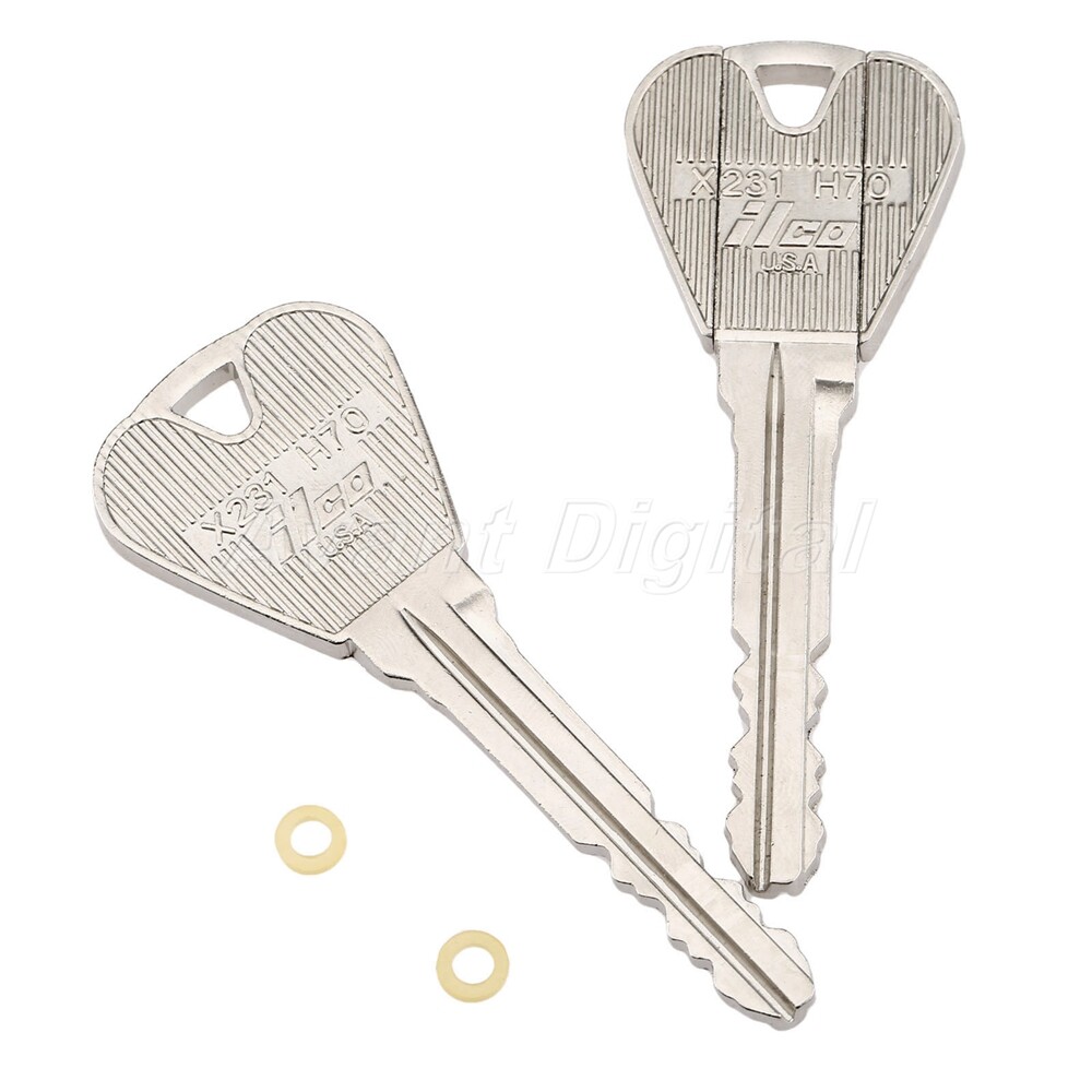 Gimmicked Keys Folding Key Thru Bottle or Ring Penetration Magic Trick Gift