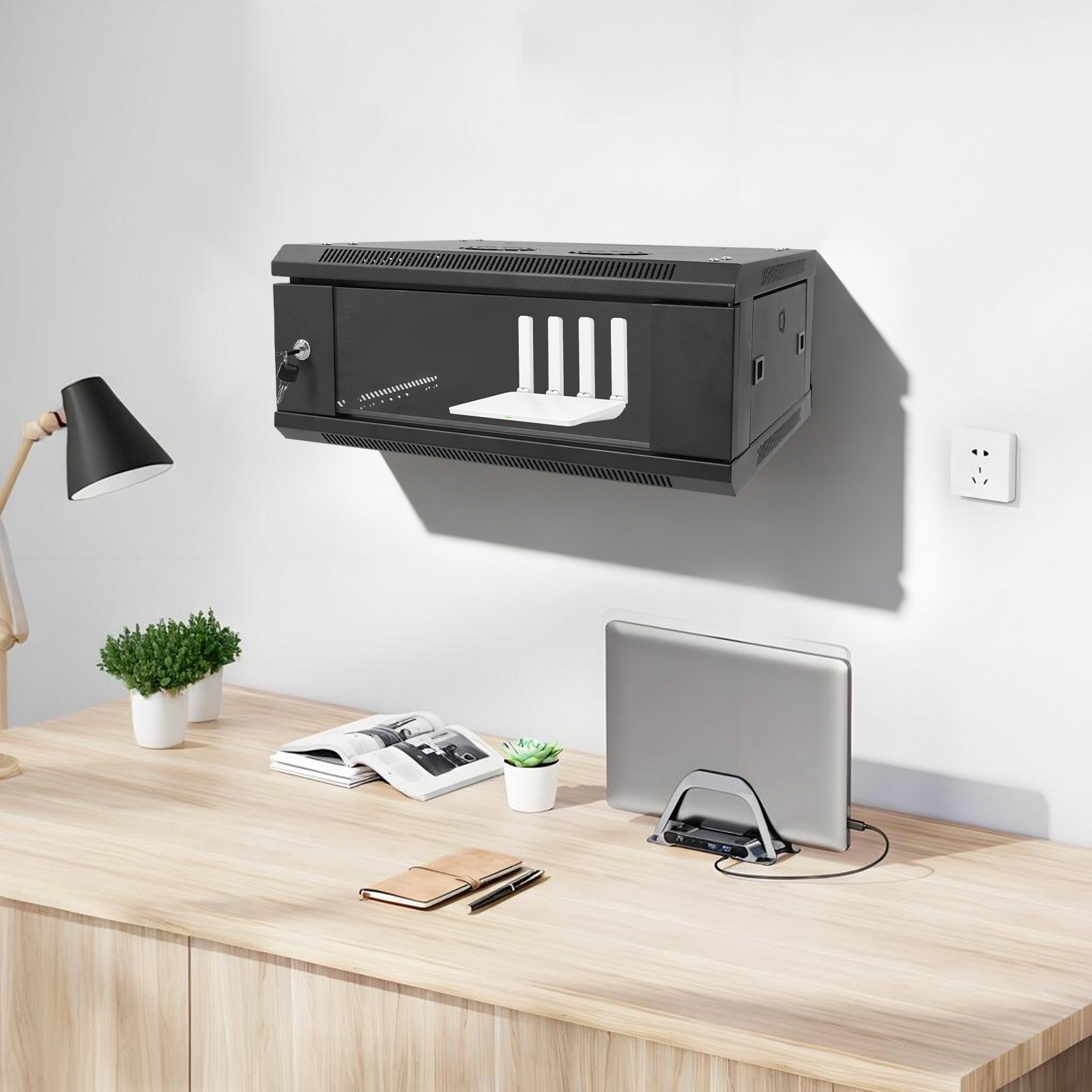 Server Network Rack, Enclosure Cabinet for Computer Data Electronic Equipment