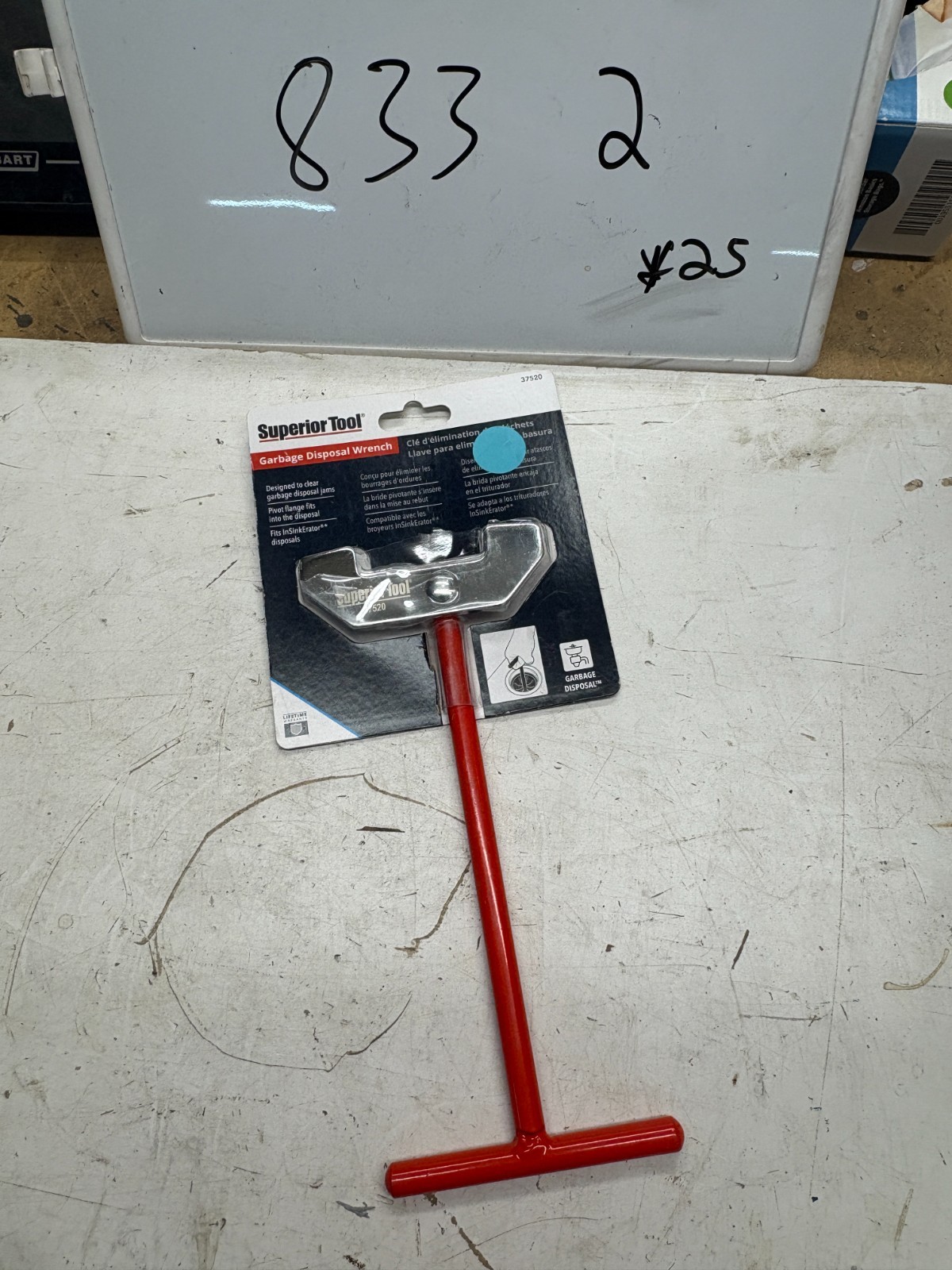 Superior Tool 37520 - Garbage Disposal Wrench Clear Jams