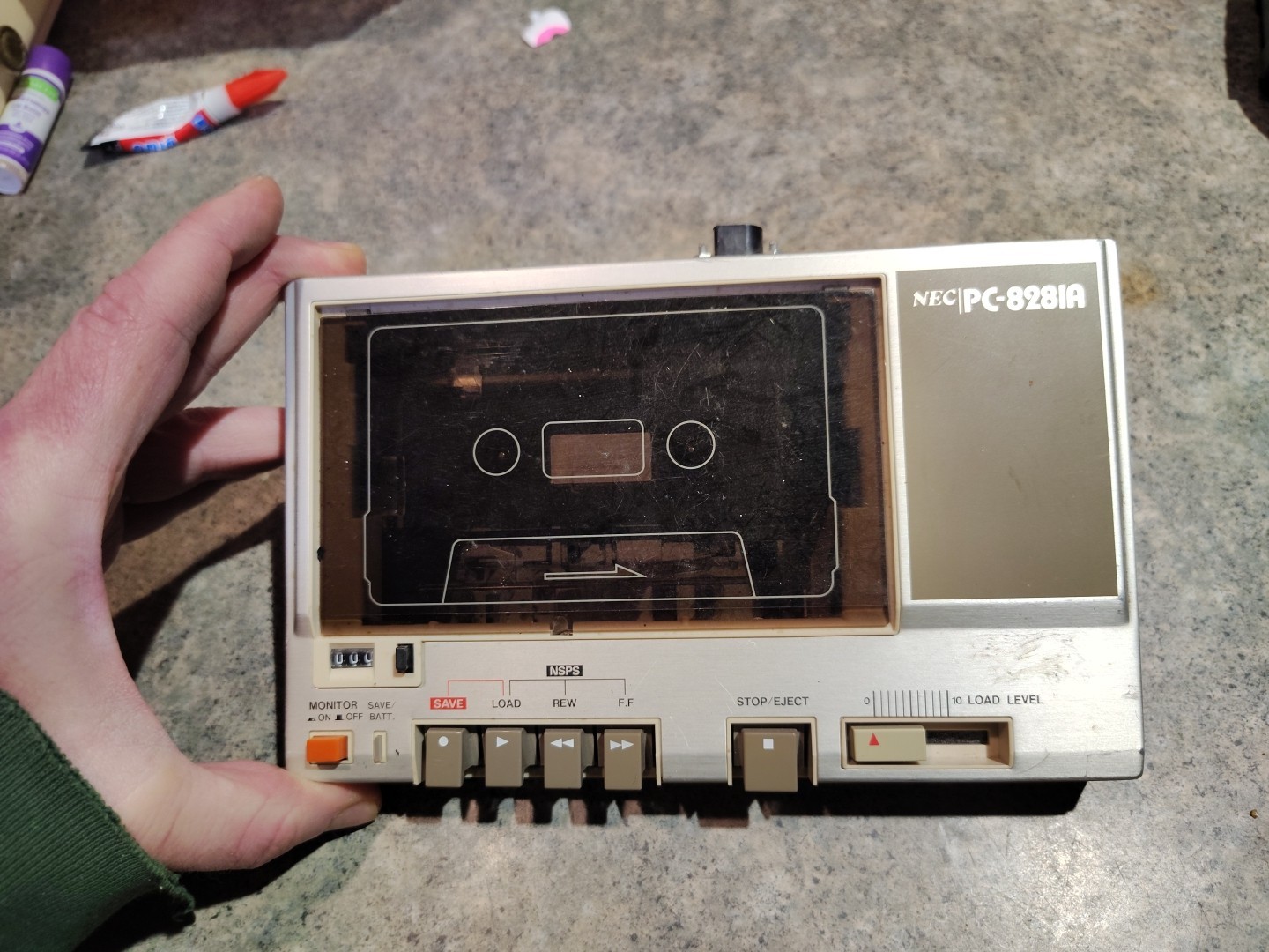 Rare Vintage NEC PC-8281A Data Recorder For PC-8200 Untested