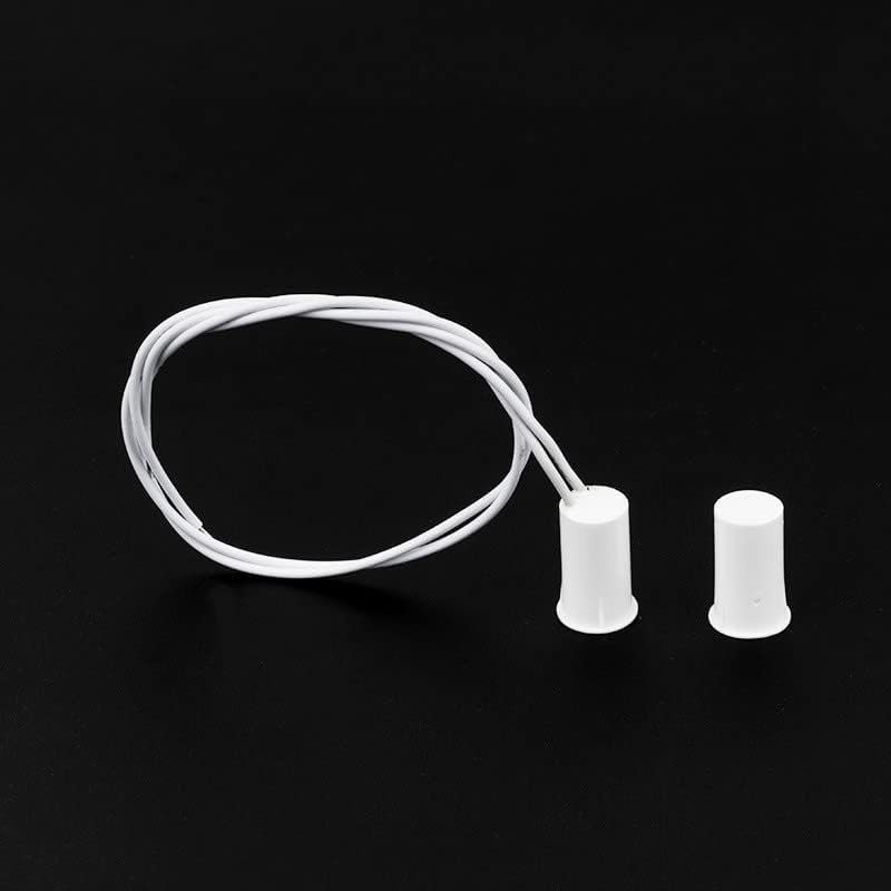 RC-33 NC Recessed Magnetic Door Switch Security Sensor - 5 Sets, White