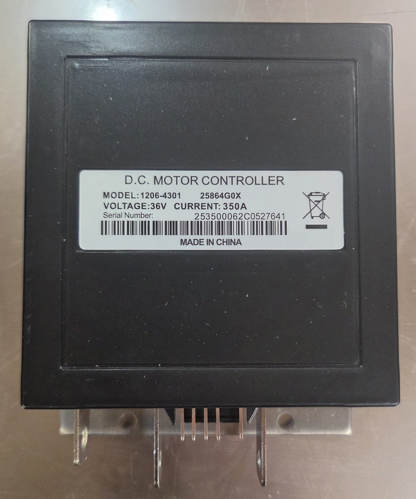 Motor Controller for EZGO TXT Series ITS 350A 36V Curtis Golf Cart 1206-4301