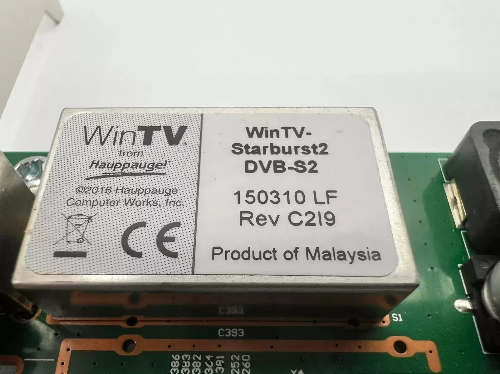 Hauppauge WinTV Starburst2 DVB-S2 150310 LF PCI-E X1 Satellite HDTV Card