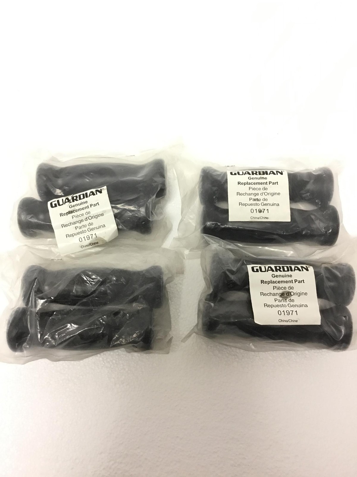 2 packs of 4 - 8x NEW GENUINE Guardian Handlebar Rubber Grips for Crutches 01971