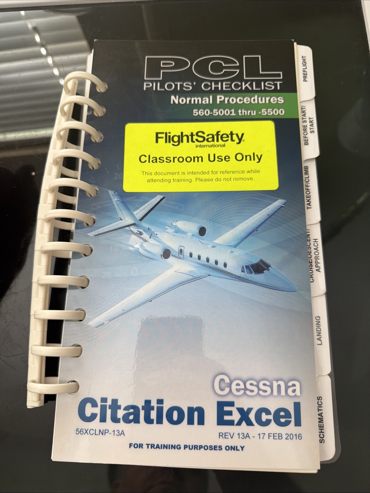 Cessna Citation Excel 560XL Pilot's Normal Procedures Checklist