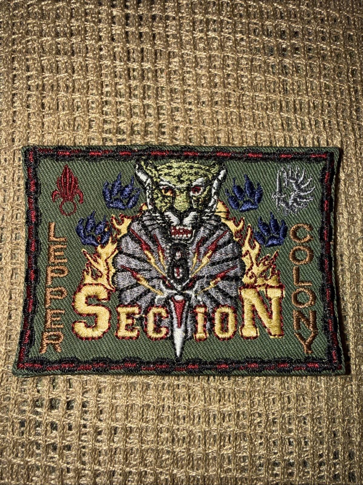 French Foreign Legion LEPPER COLONY 8 Section Commando ODG Afgan War Patch
